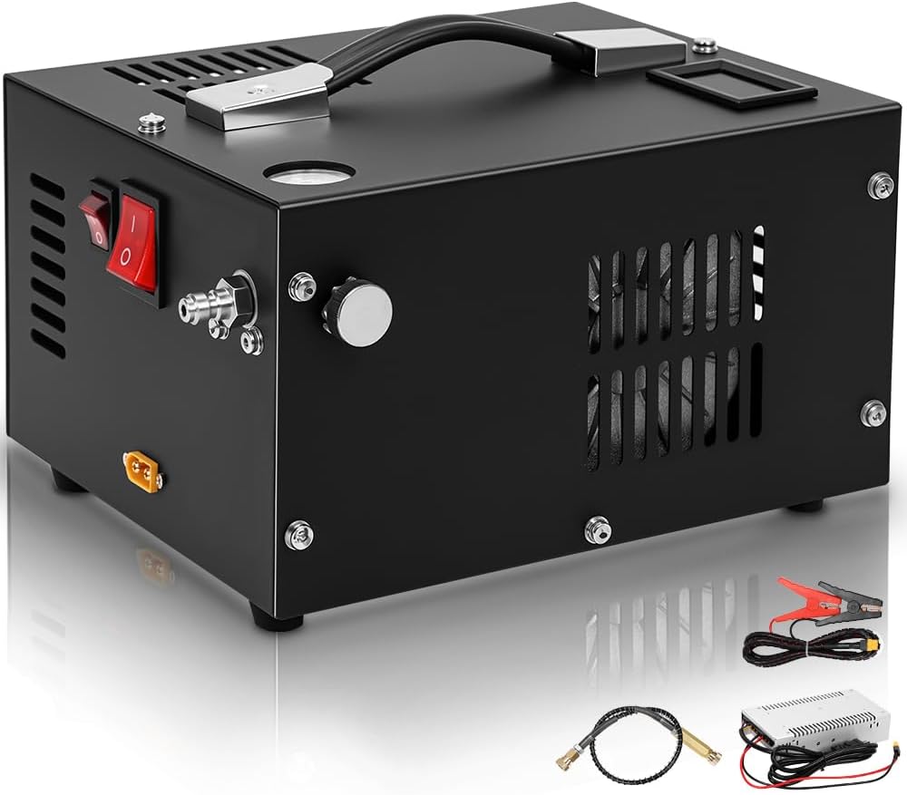 Compressor PCP, PCP Air Compressor, Compressor de Ar Portatil, 4500Psi 30Mpa Alimentado