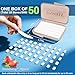 VINSULLA Orthodontic Wax for Braces - 500 Precut Dental Wax Dots Strawberry Flavor Braces Wax Strips, Safe for Kids & Adults, Wax for Dental Brackets & Aligners 10Pack