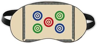 Mahjong Circle Dots 5 Tile Pattern Sleep Eye ...