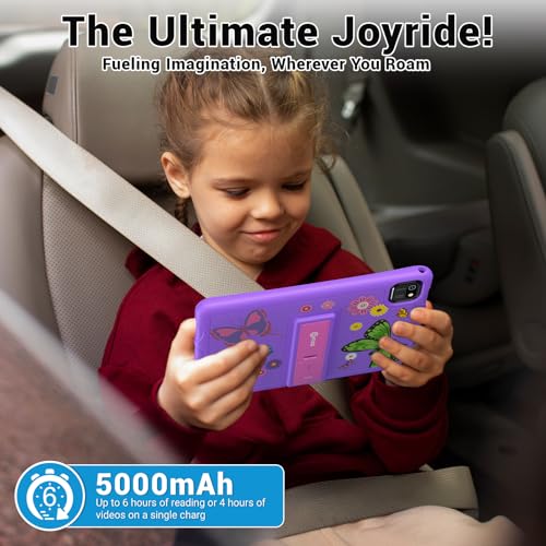 Image of Contixo Kids Tablet K103A - Learning Tablet for Kids with Games and Educational Apps, 10 inch, Android, 64GB, WiFi, Parental Control, Kid-Proof Case with Kickstand - Purple