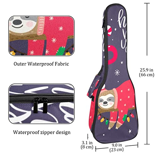 Housse de transport pour ukulélé – Motif chapeau de Père Noël – Pour concert soprano ténor – 58,4 cm – Épaisseur : 10 mm… - Les Beatles, Paul McCartney, John Lennon, RIngo Starr, George Harrison Housse de transport pour ukulélé - Motif chapeau de Père Noël - Pour concert soprano ténor - 58,4 cm - Épaisseur : 10 mm… – Image 5