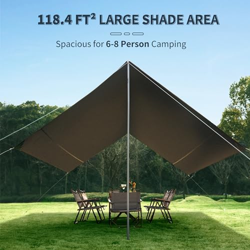 Naturehike Cloud Skies Tarp with Poles