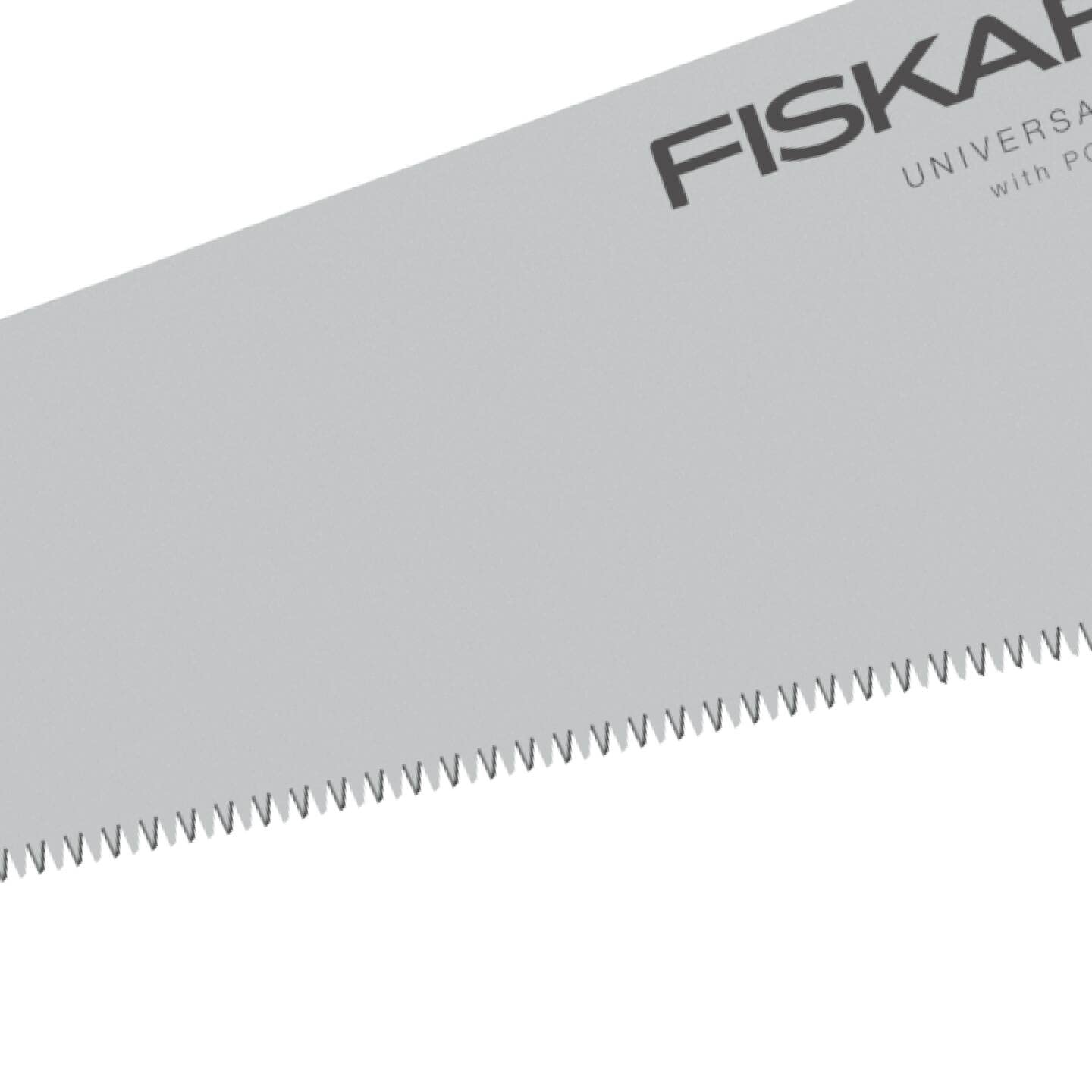 Fiskars Sega a Mano Pro per Legno, Laminati e PVC | Lunghezza della Lama: 55 cm, 9 TPI, Nero/Arancione, PowerTooth, 1062917