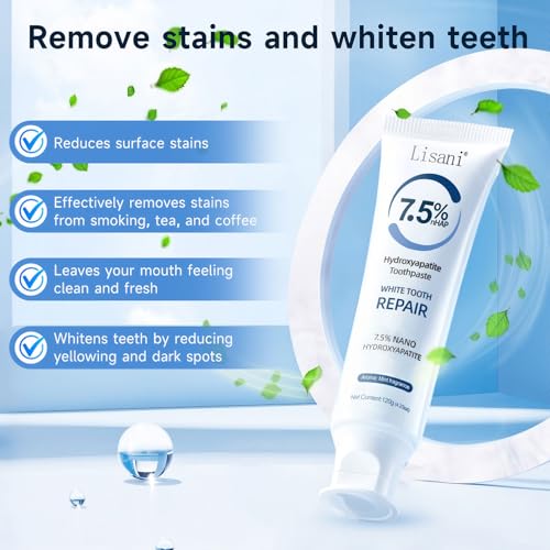 2-Pack Hydroxyapatite Toothpaste DROPS TO - image 4