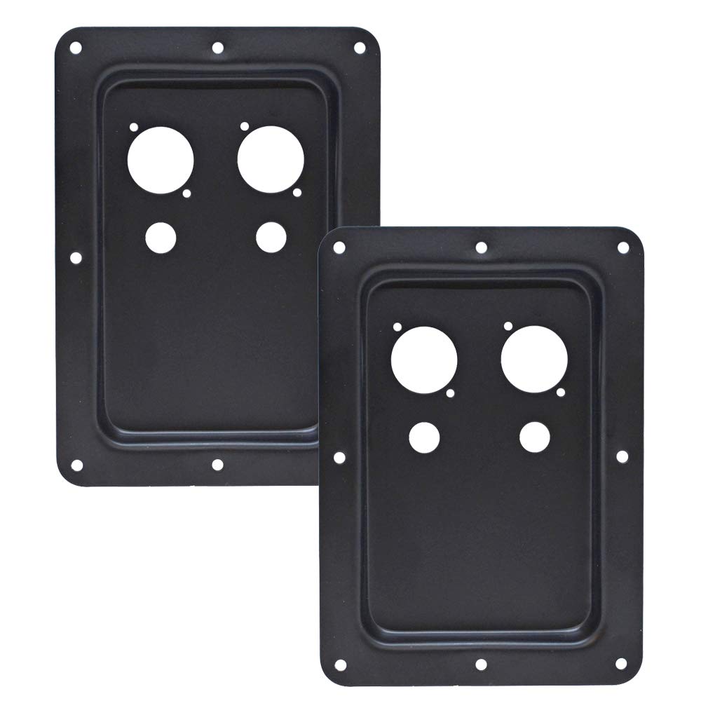 Seismic Audio SAJP311B2Pack Pair of Blank Jack Plates for PA/DJ