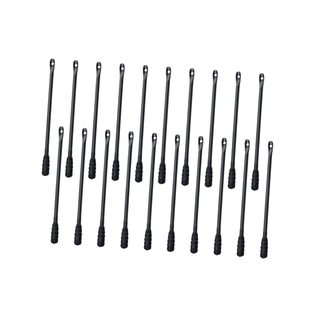 HAPINARY 100pcs Baby Ear Spoon Cotton Swab Double-headed Ear Picking Stick Disposable Cotton Buds for Makeup