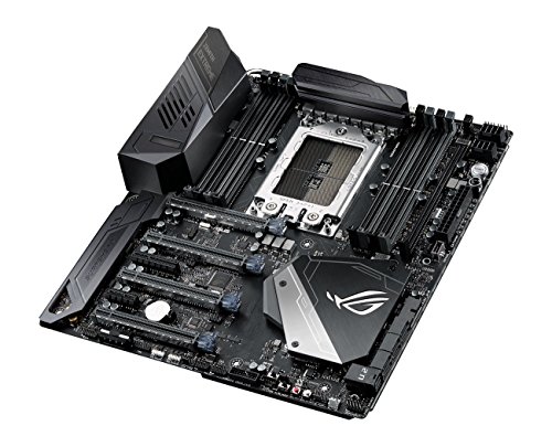 ASUS ROG Zenith Extreme Scheda Madre Gaming AMD X399 EATX con Dissipatore M.2, Aura Sync RGB LED, 802.11ad Wi-Fi, DDR4 3200 MHz, Tripla Scheda M.2, 10 G Lan, Porte U.2 e USB 3.1 Gen 2