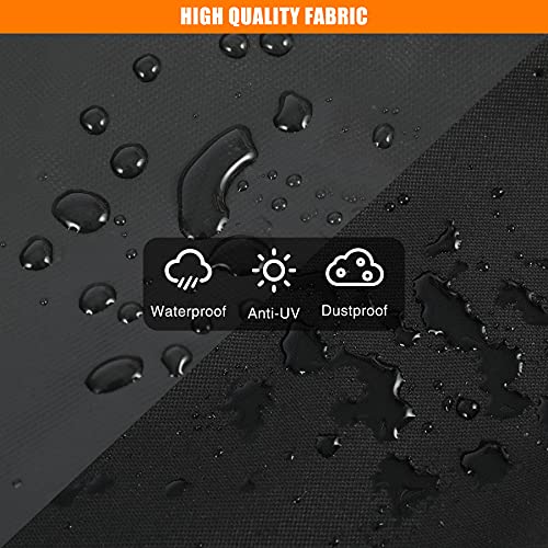 REDCAMP folding table Storage bag, WaterProof Carry Bag with Handles for Folding Picnic Camping Card Table, Black 26" D x 5" W x 24" H - Image 3