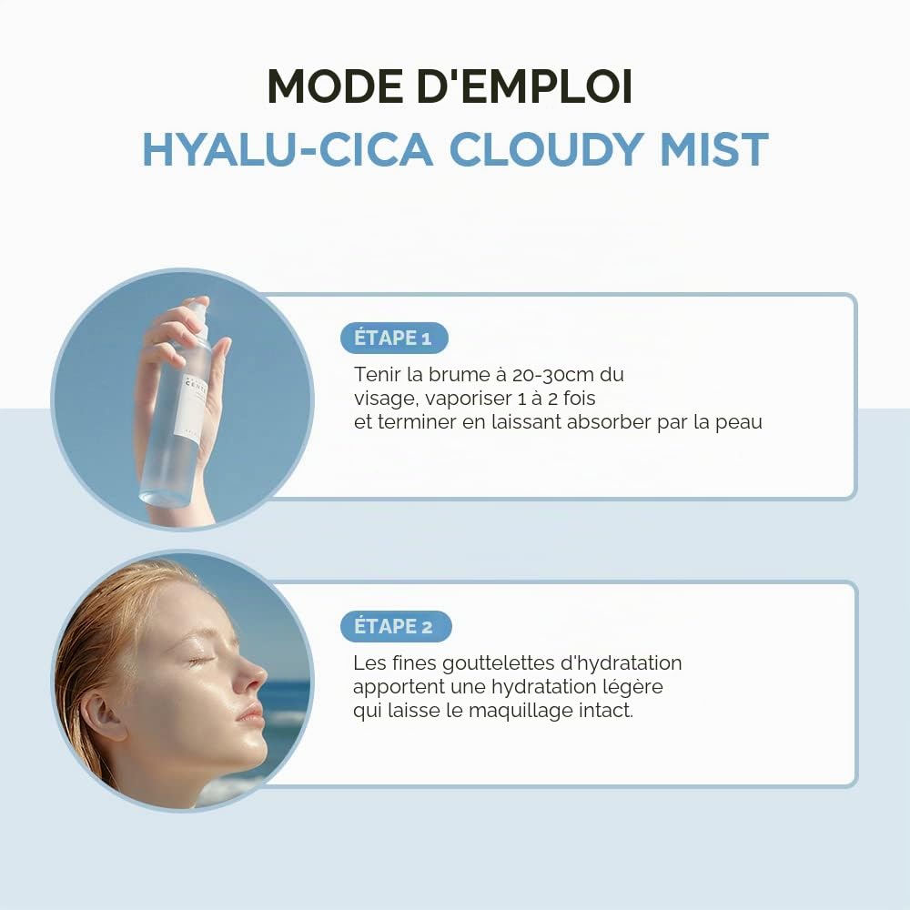 [SKIN1004] Madagascar Centella Hyalu-Cica Cloudy Mist (Hyalu-CICA Brume nuageuse) 120ml