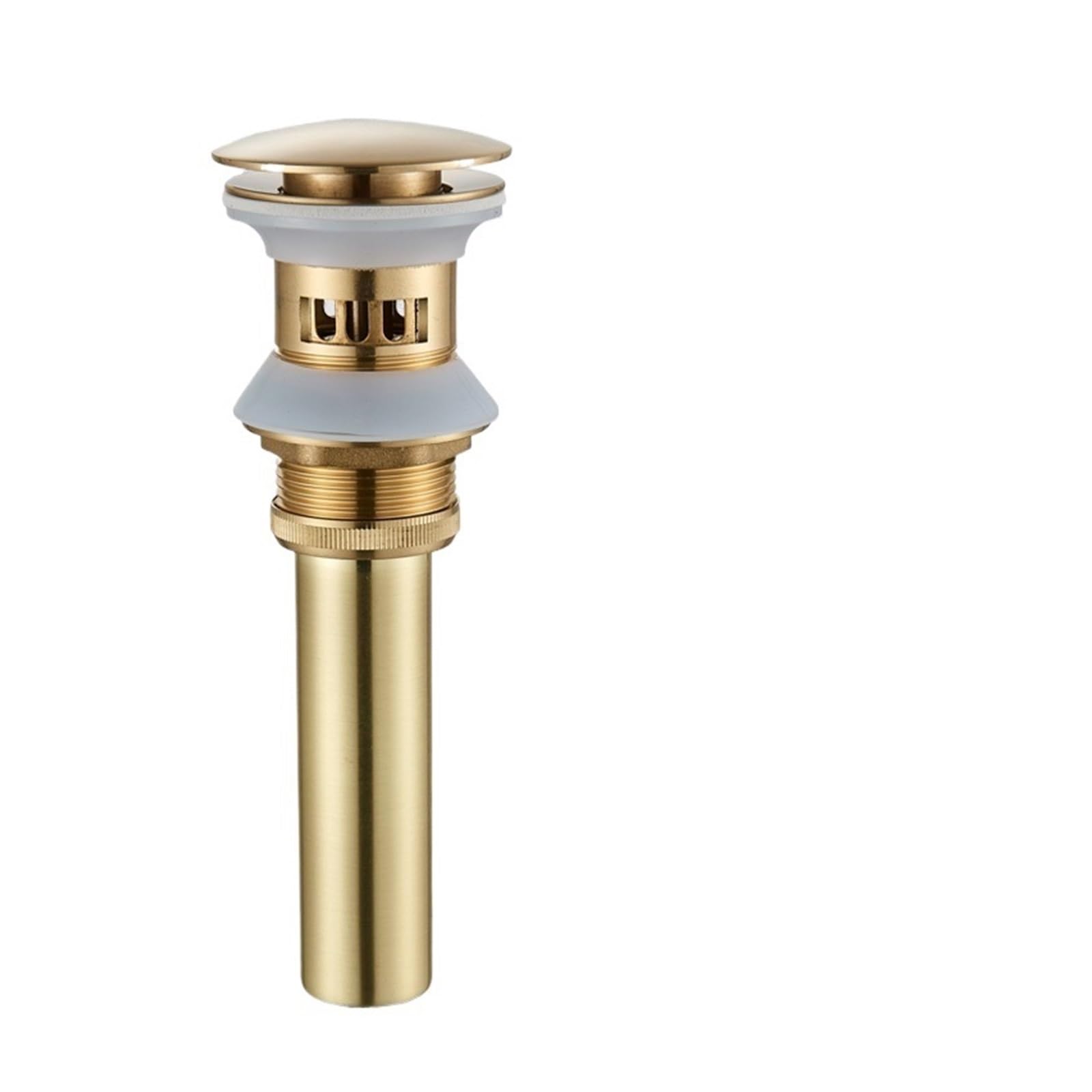 Pop Up Clack, Sink Plug Replacement Pop Up Drain Stopper Multicolor(Brushed Gold a)