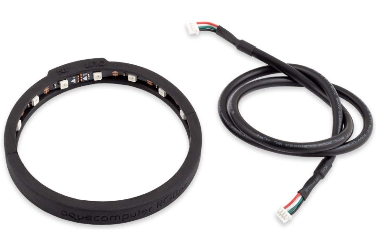 aqua computer RGBpx LED-Ring für aqualis 450/880, 15 adressierbare LEDs