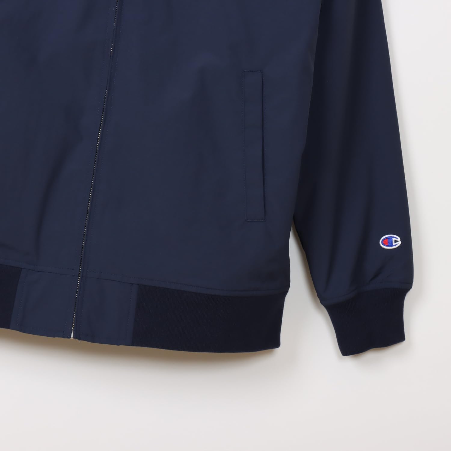 チャンピオン] ジャケット 長袖 裏起毛 ワンポイントロゴ