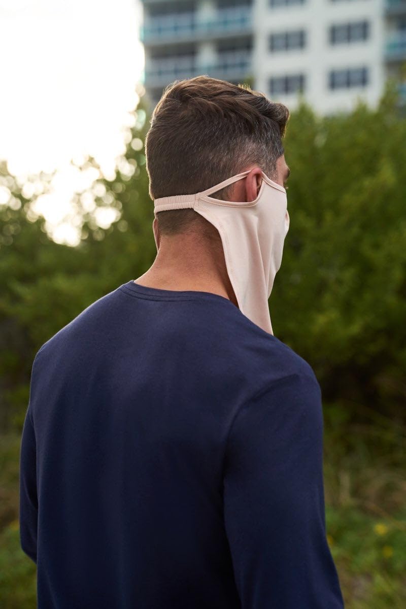 Coolibar UV Face Shield - UPF 50+ Sun Protection - Crestone in Beige