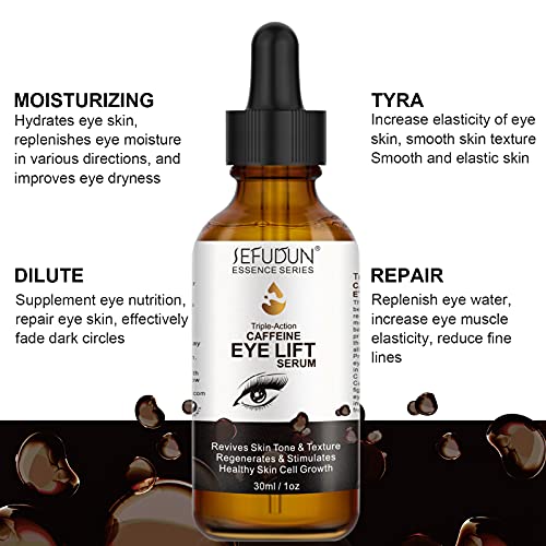 2Pc Caffeine Eye Serum + Egcg, Eye Serum For Dark Circles And Puffiness, Under Eye Serum Reduces Puffiness, Dark Circles, Under Eye Bags, Wrinkles And Fine Lines Around The Eyes, Under Eye Serum #TOP4