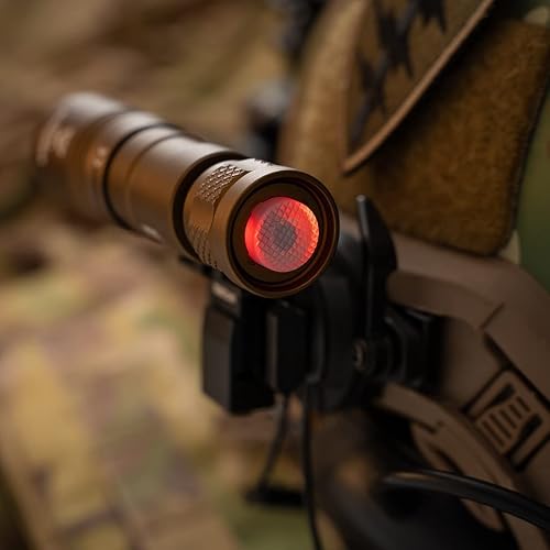 Miniatura 3 de Weltool Luz táctica para casco W35IRH IR, linterna de montaje en casco (FDE)