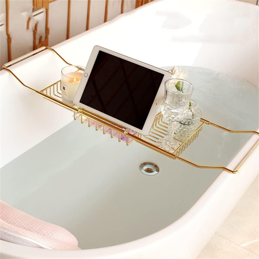 VIDI Retractable Stainless Steel Bathtub Storage Rack Multifunctional Towel Accessories