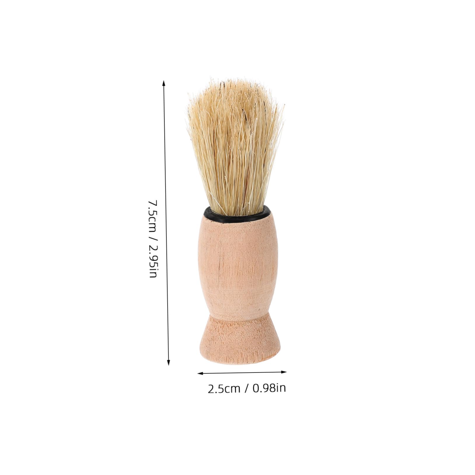 BESTYASH Men's Beard Brush Barber Neck Duster Soft Bristles for Gentle Shaving Experience