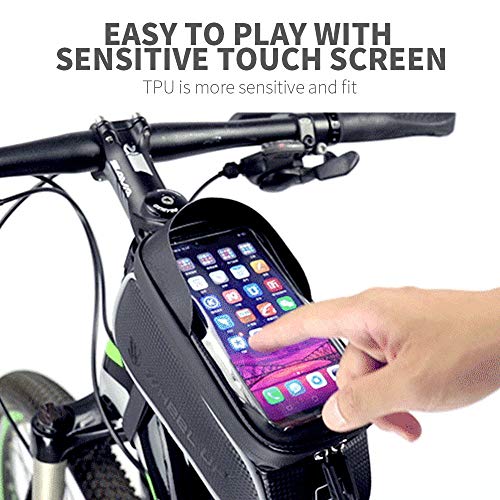 Fdrirect Bolsa para Celular, com Tela de Toque, À Prova D 'Água, com Suporte para Bicicleta