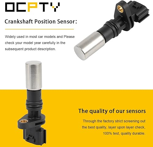 Miniatura 111 de OCPTY Sensor de posición del cigüeñal del motor (CPS) se adapta a 2006-2014 para Hyundai Sonata, 2010-2013 para Hyundai Tucson, 2010-2013 para Kia