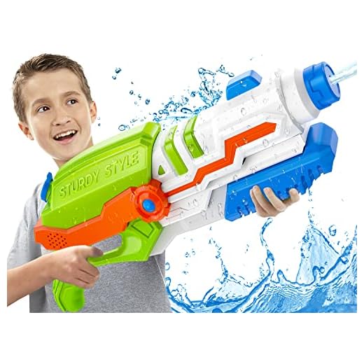 LUDILO Water Gun for Adults, 2100CC Super Big Squirt Gun Water Soaker Blaster Long Range Water Shooter Squirter High Capacity Water Toys for Kids Teens Adults Swimming Pool Toys for Backyard Outdoor