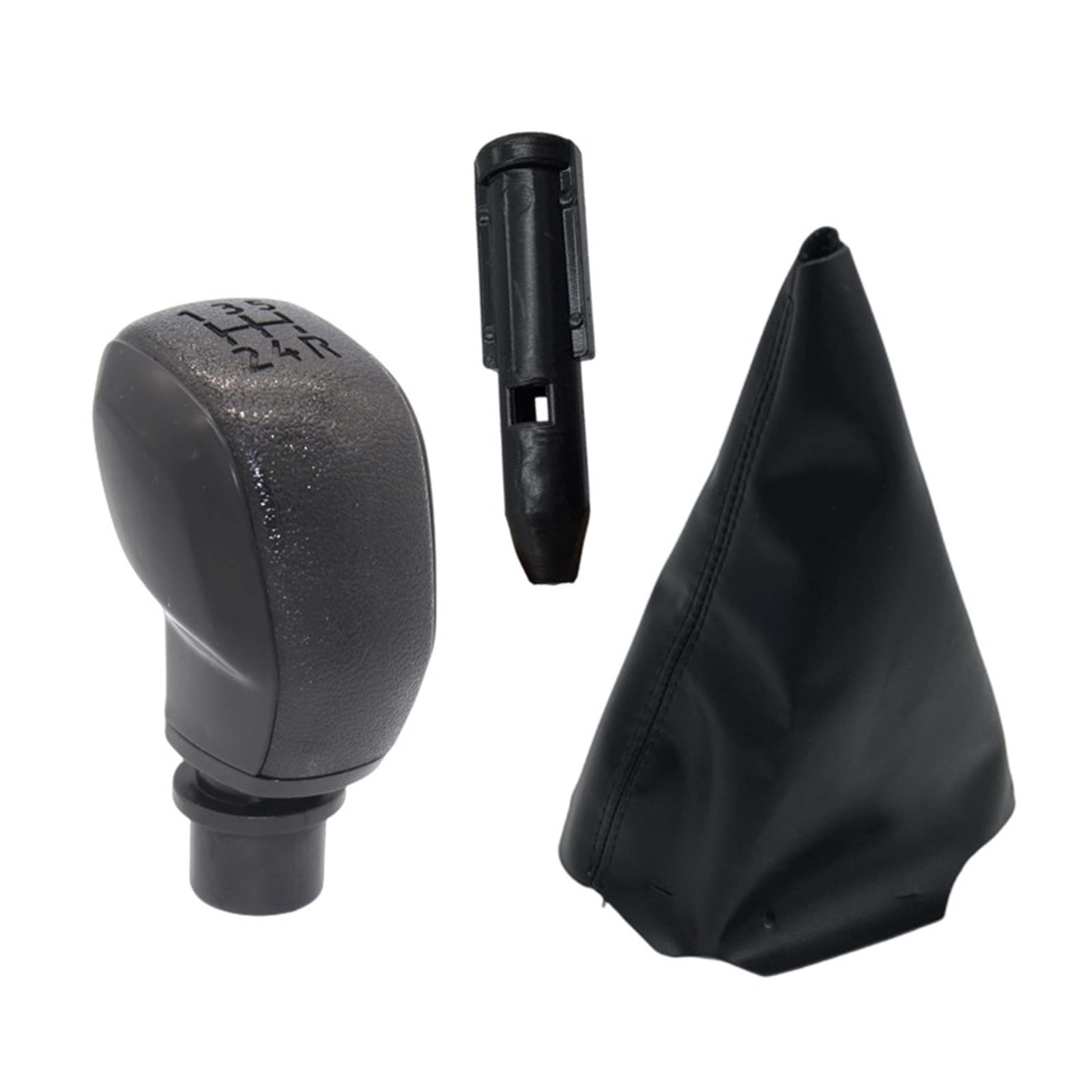 Caidis Style I Car Gear Shift Knob For Peugeot 106 206 206Cc 207 307 308 Car Hand Speed Gear Shift Knob Shifter Pu Leather Gaiter Boot Gear Lever Knob(Style I)