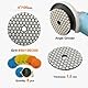 BRSCHNITT Trockene Diamant Polierscheiben Set 100mm - #50x3/100x3/200x2 Polierpad Set für Granit Stein Beton Marmor Bodenschleifer oder Polierer mit M14 Stützteller+Adapter