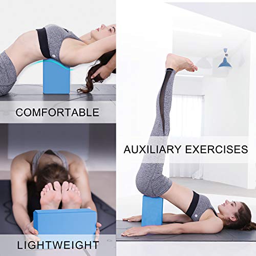 image for YHmall Yoga Block High Density EVA Foam Brick Supportive Latex-Free So
