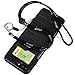 iPhone 7 Plus Case with Lanyard & Hole / Fit iPhone 8 Plus / Wear Long Strap for Around the Neck Like Necklace / Perfect for Travel Anti Theft & Outdoor Activity (7Plus 5.5 Inch Black)