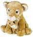 Wildlife Tree 11 and 5 Inch Stuffed Lion or Cougar Mom and Baby Plush Floppy Zoo Animal Family Collection