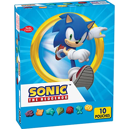 Sonic Fruit Flavored Snacks, Treat Pouches, Gluten Free, 10 ct