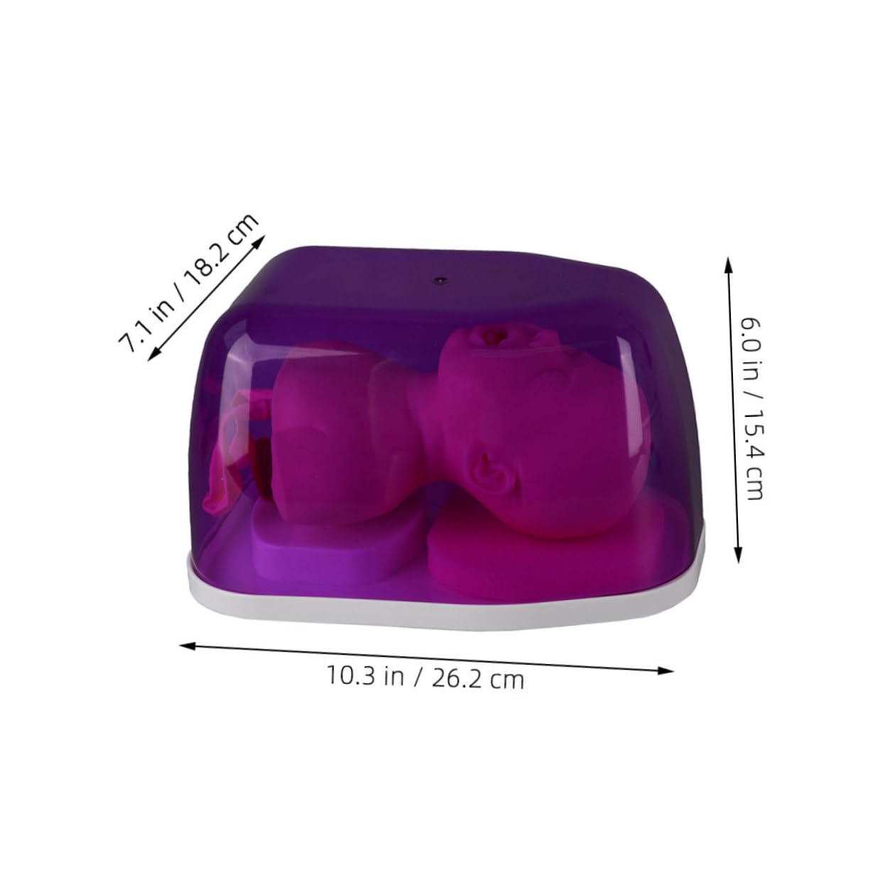 Modello di Intubazione Tracheale 1 Pz in Pvc, Simulatore