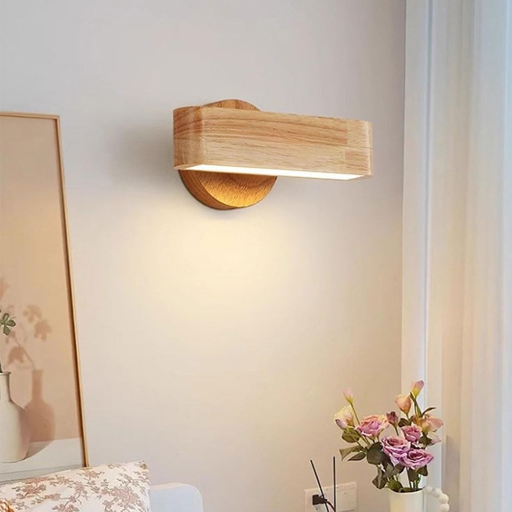 Lampada da Parete a LED con Interruttore, Applique da Comodino, faretto a Incasso, Applique Regolabili per Camera da Letto, Soggiorno, Hotel