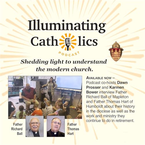 Conversation with retired priests Father Ball and Father Hart