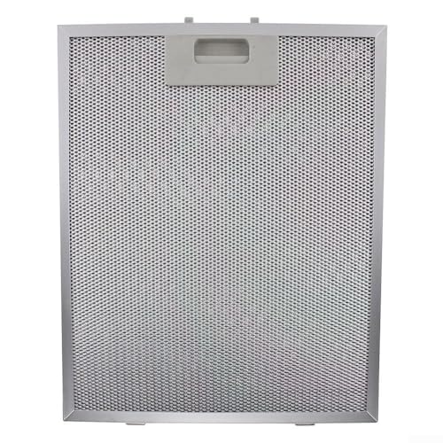 Cooker Hood Vent Filter 12" X 10" Range Hood Filter Replacement Stainless Steel For Ductless Exhaust Fan - Cooker Hood Vent Filters Mesh Screen Filters Grease & Carbon Freshens Kitchen Oven Air