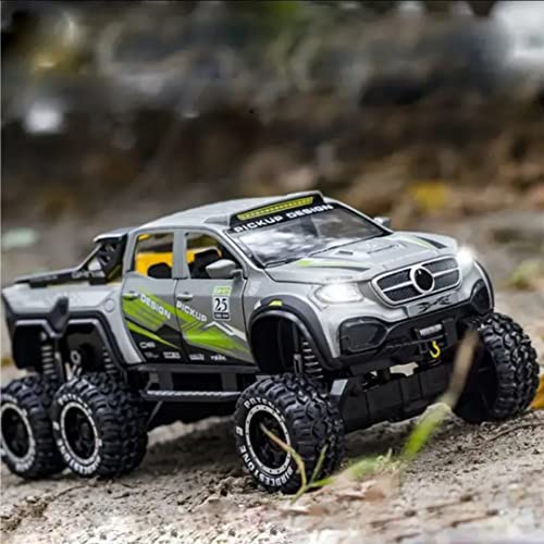 Image of MTG Metro Toys & Gift - Benz Class X Monster Offroad Truck | 1:24 Scale | Diecast Model Metal Pull Back Toy car for Kids with Openable Doors & Light, Music Toy Vehicle for Kid 【Colors as Per Stock】
