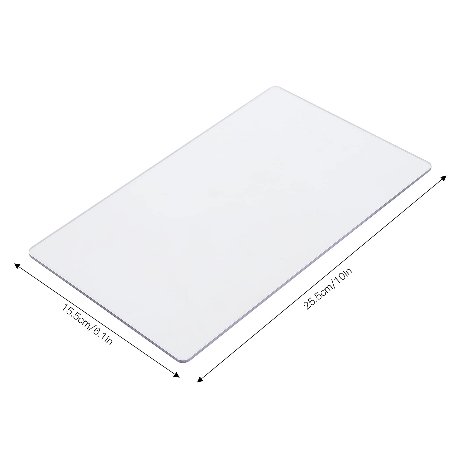 Cutting Pad,3mm Thickness Embossing Cutting Pad Plastic Cutting Plate Die Cutting Pad Standard Cutting Pad Die Cutting Machine Accessory for Embossing Crafting (25.5cm)
