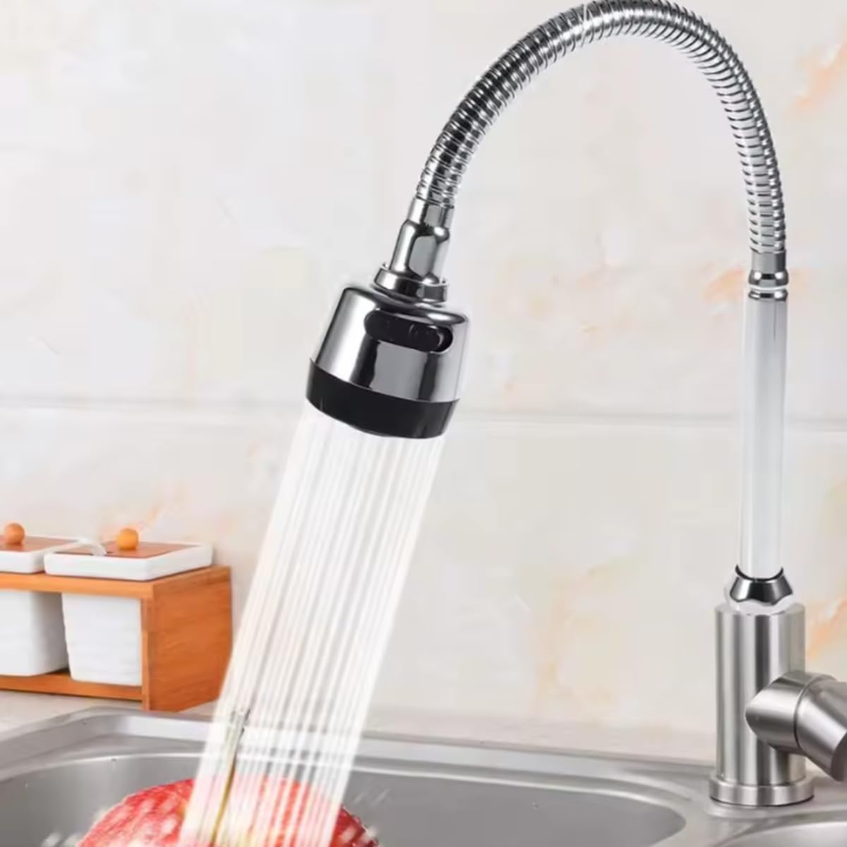 Torneira de Cozinha com Bica Flexível e Arejador Duplo – Torneira Misturador