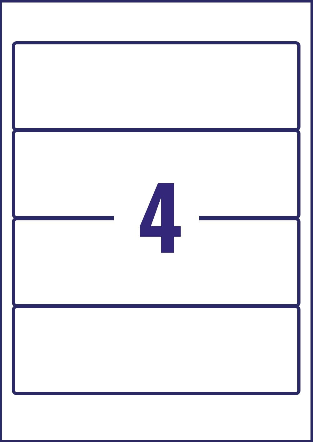 Avery Lever Arch File Labels, Printable & Smudge Free, 200 x 60 mm, Customisable Stickers for Folders, 4 Per A4 Sheet, 100 Pack, Inkjet Compatible (J8171-25)
