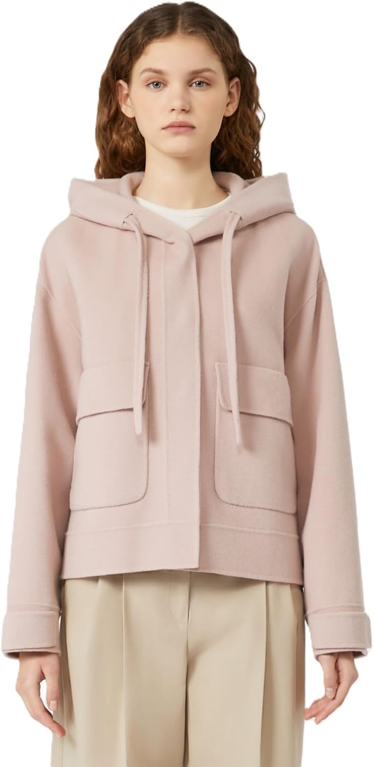 【大特価‼️】WEEKEND MAX MARA★ウールフーデットショートコート MAXMARA WEEKEND LINE MAX MARA ウィークエンド マックスマーラ