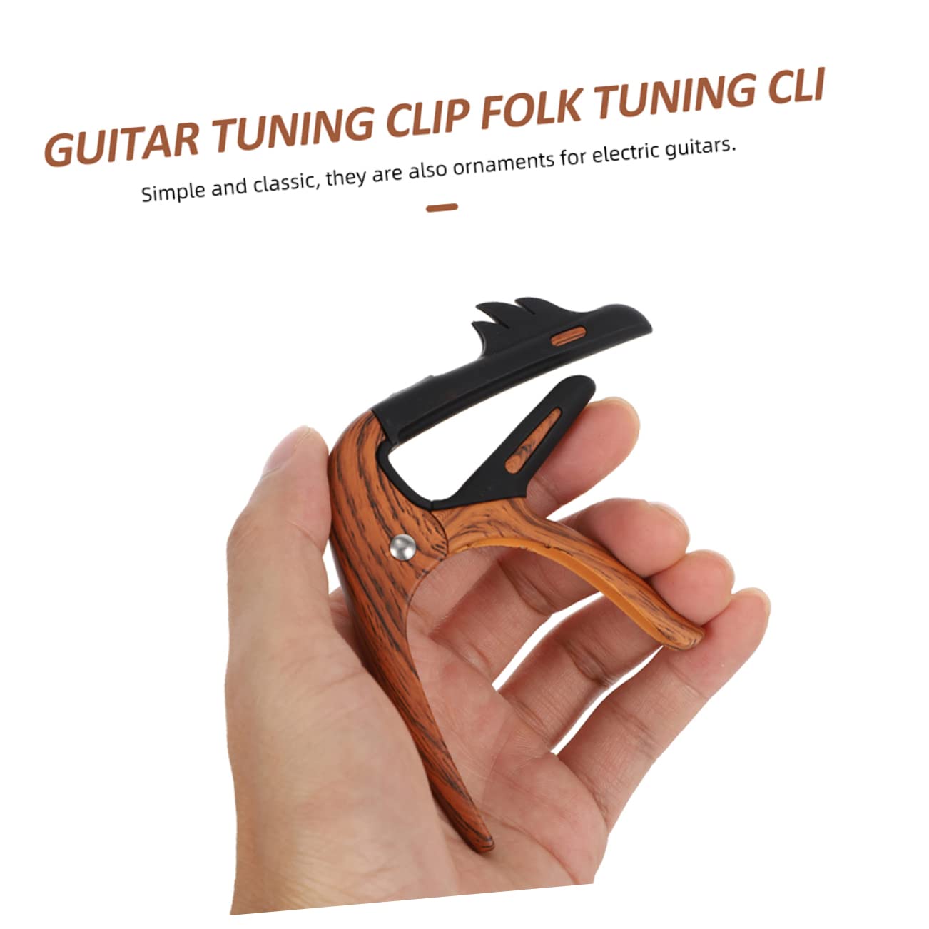 Toyvian 5 Piezas cejilla de guitarra cejillas de guitarra electrica partes de guitarra profesional bajo guitarras abrazadera de capo de guitarra clip de tono modificado portátil Componente