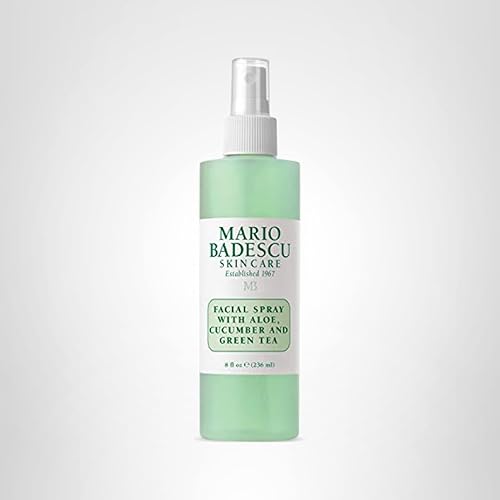 Vista 29 de Mario Badescu Spray facial con aloe, pepino y té verde para todo tipo de piel, niebla facial que hidrata y vigoriza