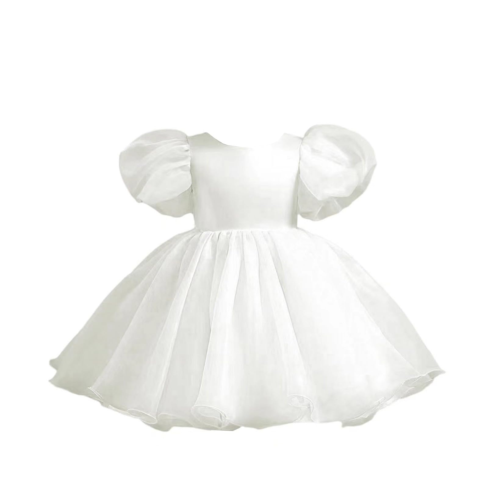 Vestido de princesa para niñas, con lentejuelas, tul, cuello redondo, sin mangas, formal, fiesta de cumpleaños, boda, dama de honor, vestidos de noche para niñas pequeñas
