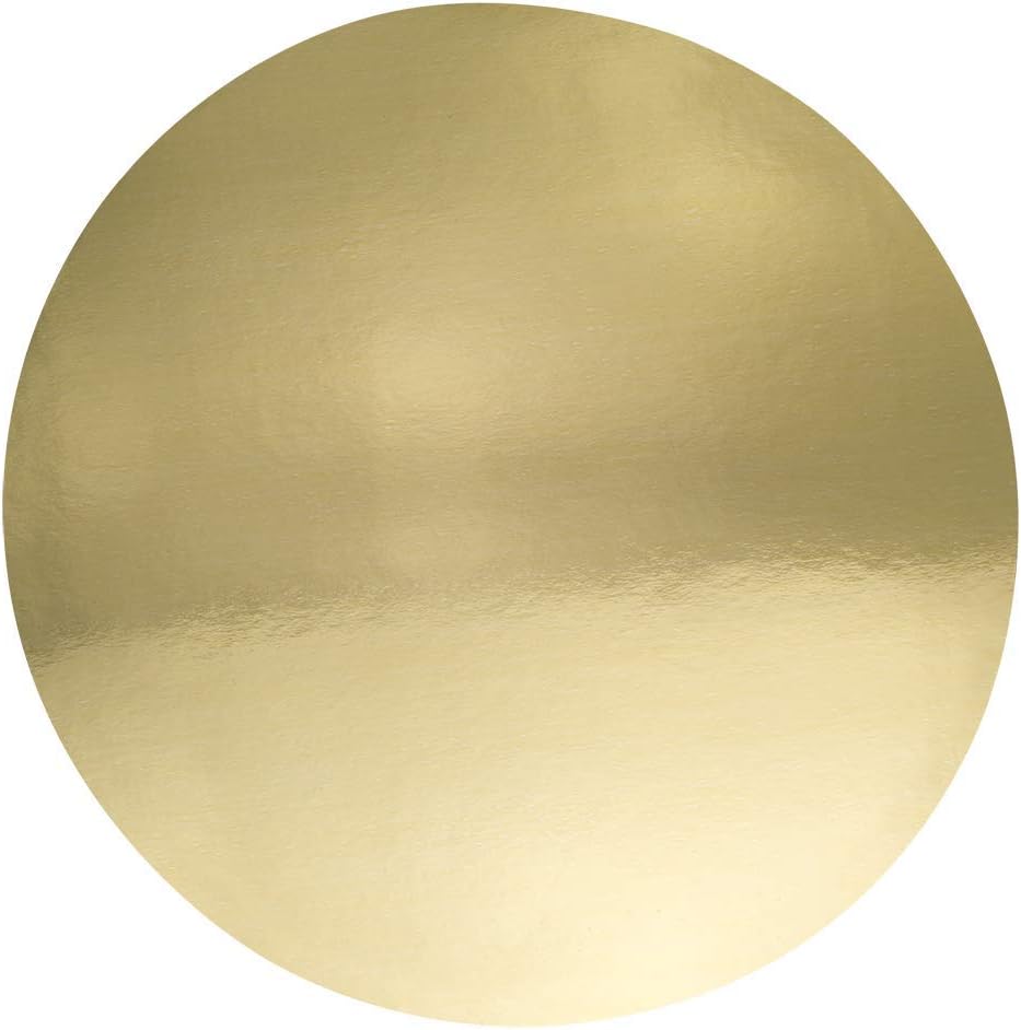 PME Mirror Cake Board/Card, Round, Gold 6", Pack of 3