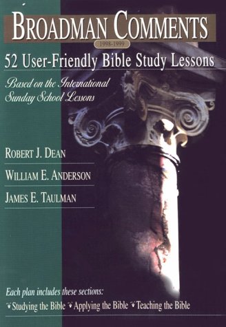 Broadman Comments 1998-1999: 52 User-Friendly B... 0805417559 Book Cover