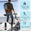 Foldable Electric Scooter 450W Motor 3 Wheel Electric Trike for Adults with 36V 10A Removable Battery with Reverse Function