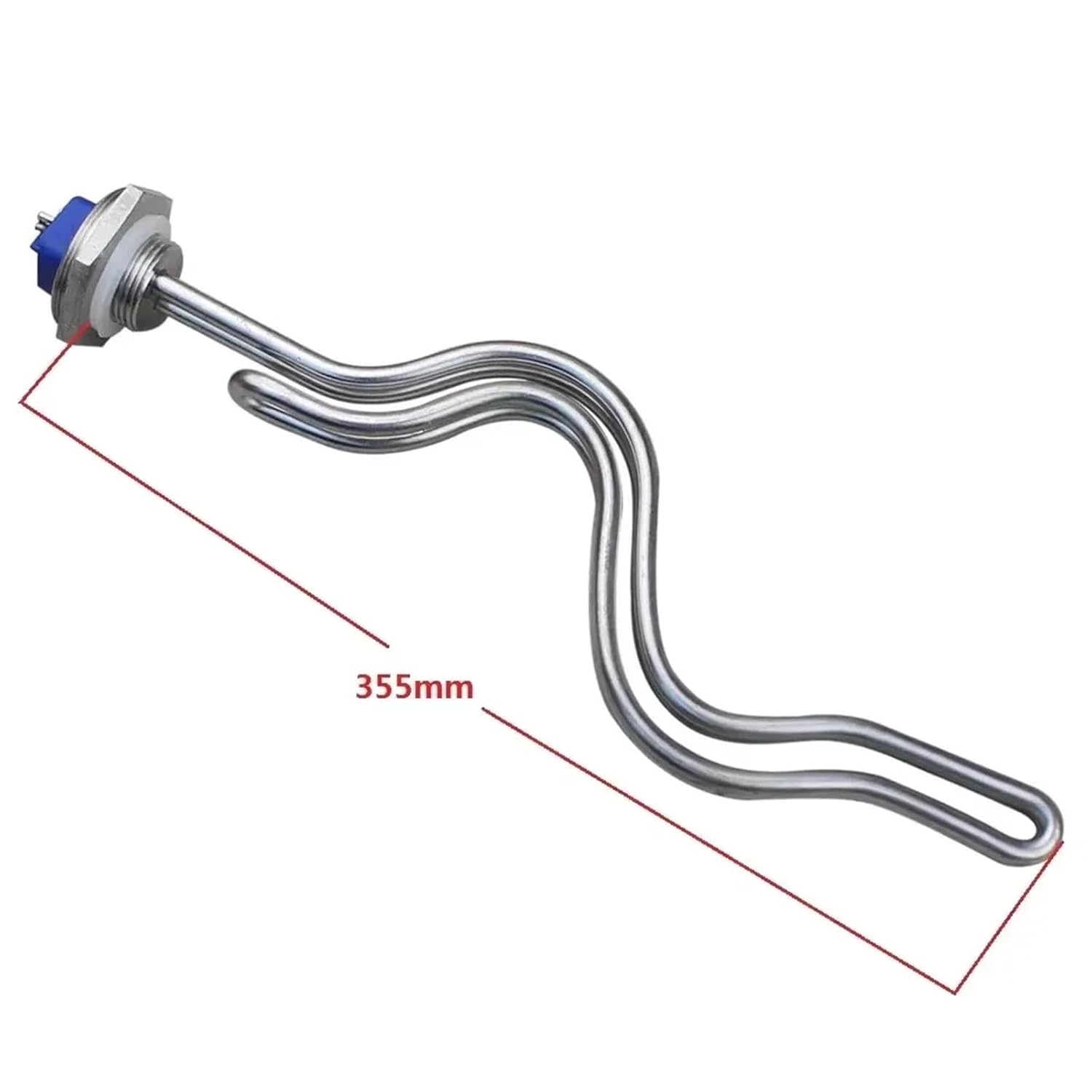 1pcs Water Heating Element 1" NPT Thread Immersion Water Heater for Brewing/Boiler 4500w 5500w 6500w SUS304(Only Heater,4.5KW)