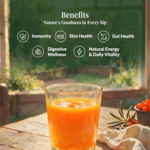 Image of Kokos Natural Sea Buckthorn Pulp Concentrate | Himalayan Cold Press | 600ml