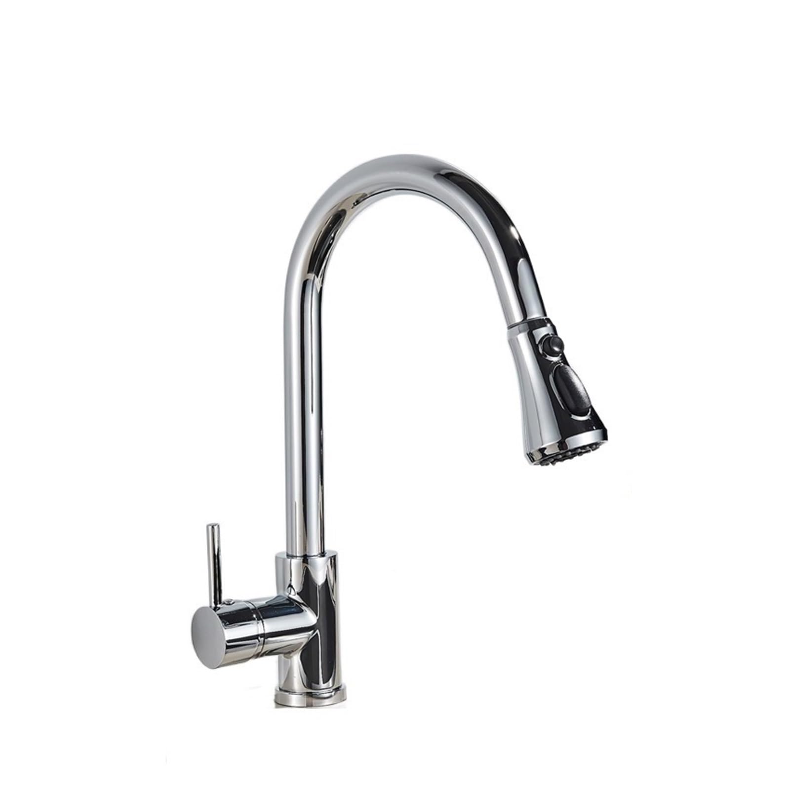 Kitchen Taps Pull Out Kitchen Sink Faucet Deck Mounted Stream Sprayer Kitchen Mixer Tap Bathroom Kitchen Hot Cold Tap
