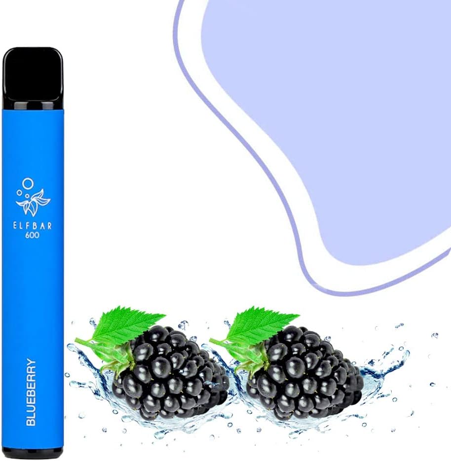 Elf Bar Disposable Vape, 600 Puff Bar, No Nicotine ECigarettes, Prefilled and Precharged