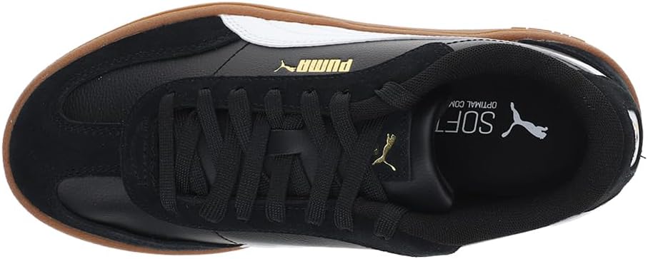 PUMA Womens Club Ii Era Platform Sneakers Shoes Casual - Black